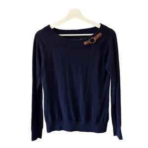 Ralph Lauren navy sweater cotton